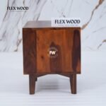 Modern Bedside Table for Home(honey finish) - Image 8