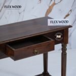 Clarion shesaam Console Table For Home(walnut finish) - Image 7