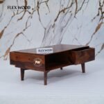 Modern Wooden Coffee Table(honey finish) - Image 5