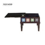 Walnut Coffee Table with Tiles - Image 5