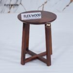 Wooden Round Stool For Home - Image 2