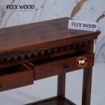 Adolph Console Table with storage(honey finish) - Image 8