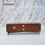 Modern  Tv Unit( Honey finish) - Image 8