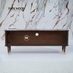 Wooden Modern Tv Unit for Living Room(walnut finish) - Image 8