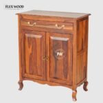 Jimmy Sheesham Wood Shoe Rack (Honey finish) - Image 3