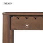 Lotus console table solid mango Console Table(teak finish) - Image 8