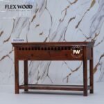 Adolph Console Table with storage(honey finish) - Image 9