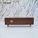 Modern Rattan Cane Tv Unit(Teak finish) - Image 8