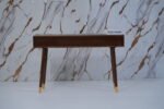Boston solid wood Rattan cane Console Table(Teak finish) - Image 6