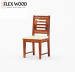 Janto solid wood 4 seater  Dining Table with chair(honey finish) - Image 8