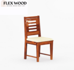 Janto solid wood 4 seater  Dining Table with chair(honey finish) - Image 9