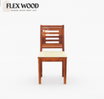 Janto solid wood 4 seater  Dining Table with chair(honey finish) - Image 7
