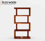 Oasis Wooden Bookshelf (honey finish) - Image 4