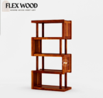Oasis Wooden Bookshelf (honey finish) - Image 5