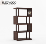 Oasis Wooden Bookshelf (walnut finish) - Image 3