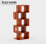 Cagney sheesam wood bookshlef(honey finish) - Image 2