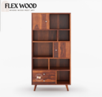 Carbo sheesam wood bookshlef(honey finish) - Image 3