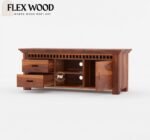 Adolph sheesam wood Tv Unit for Home( honey finish) - Image 5