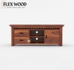 Adolph sheesam wood Tv Unit for Home( honey finish) - Image 2