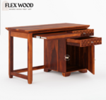 Cambery solid Wood Study Table ( honey finish) - Image 5