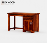 Cambery solid Wood Study Table ( honey finish) - Image 3