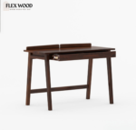 Miklo solid Wood Study Table(walnut finish) - Image 4