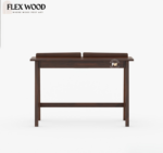 Miklo solid Wood Study Table(walnut finish) - Image 2