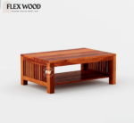 Aura solid wood Coffee Table for Home(honey finish) - Image 3