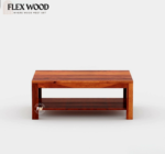 Aura solid wood Coffee Table for Home(honey finish) - Image 2
