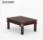 Morse solid wood Coffee Table for Home (walnut finish) - Image 3