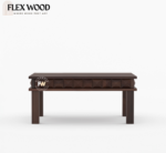 Morse solid wood Coffee Table for Home (walnut finish) - Image 2