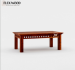 Adolph solid wood Coffee Table(honey finish) - Image 3