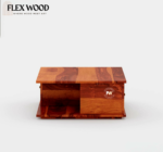 Human solid wood Coffee Table(honey finish) - Image 2