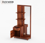 Morse Wooden Dreesing Table with Drawer Cabinet(honey finish) - Image 4