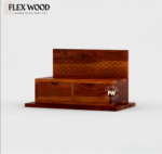 Vestro solid wood Wall Mounted  Temple for home(honey finish) - Image 3