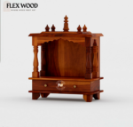 Vitiha solid wood wall mountedTemple for home(honey finish) - Image 3