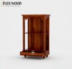 Ganesha solid wood Temple for home( honey finish) - Image 4