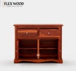 Boho cabinet and sidebord (honey finish) - Image 4