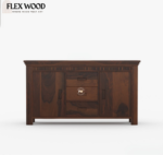 Adolph cabinet and sideborad(walnut finish) - Image 2