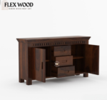 Adolph cabinet and sideborad(walnut finish) - Image 4