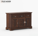Metro cabinet and sideborad (walnut finish) - Image 3