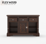 Metro cabinet and sideborad (walnut finish) - Image 4