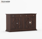 Alter cabinets and sideboard(walnut finish) - Image 3