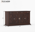 Alter cabinets and sideboard(walnut finish) - Image 6
