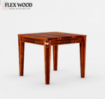 Cambery solid wood Dining Table with chair for dining room(honey finish) - Image 6