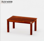 Janto solid wood Dining Table with chair for dining room( honey finish) - Image 4