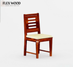 Janto solid wood Dining Table with chair for dining room( honey finish) - Image 6