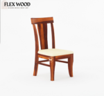 Tofie  Solid wood Dining Table with chair for dining room(honey finish) - Image 8
