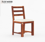 Aron Solid Wood Dining Table with chair for dining room( honey finish) - Image 7