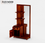 Dreesing Table with Storage Drawer (honey finish) - Image 6